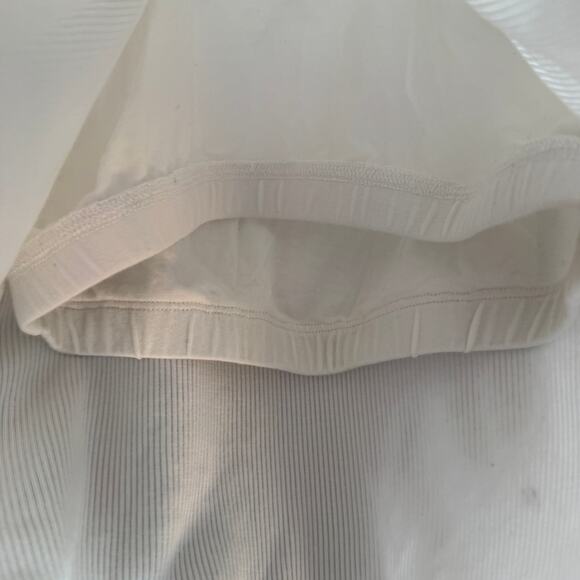 SPIRITUAL GANGSTER | White High Neck Racerback Cropped Bra Rib Tank | Small - Picture 7 of 7